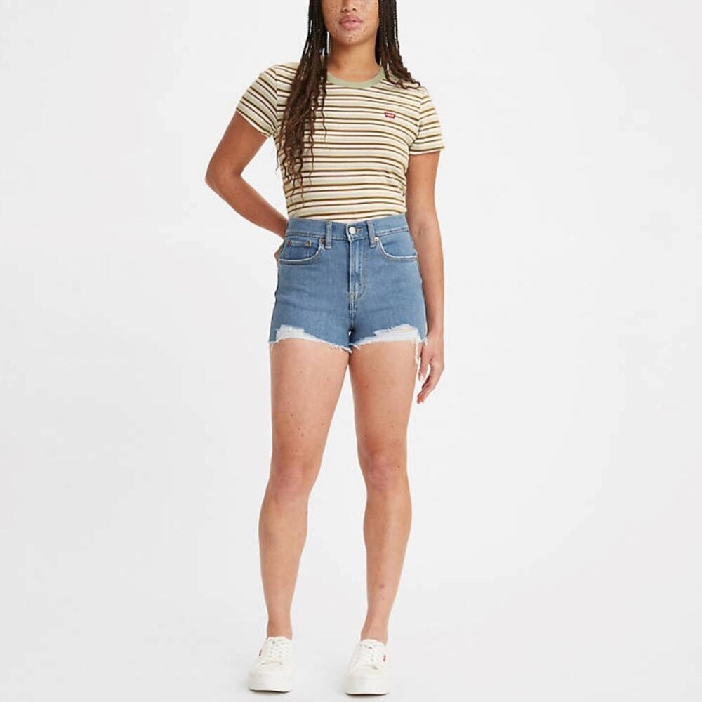 Levi's High Rise Shorts - Picture 9 of 10